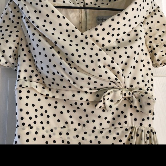 Polka dot dress, Unique Vintage - Picture 2 of 4